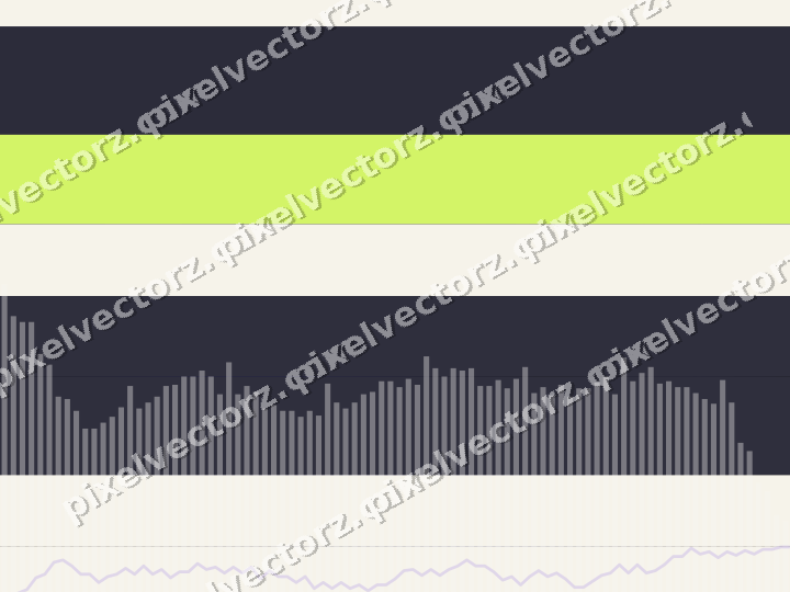 Glowing neon chart background in blue and purple