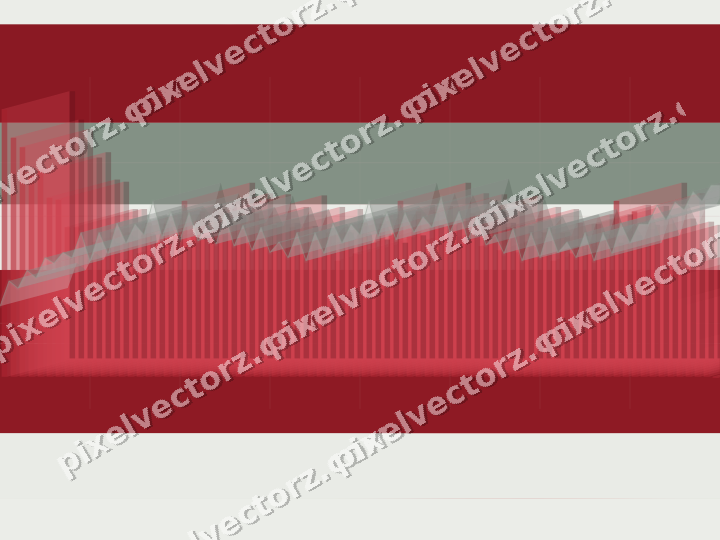 Soft pastel chart background in red and pale lime