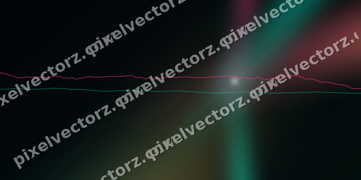 Glowing neon chart background in pink and orange