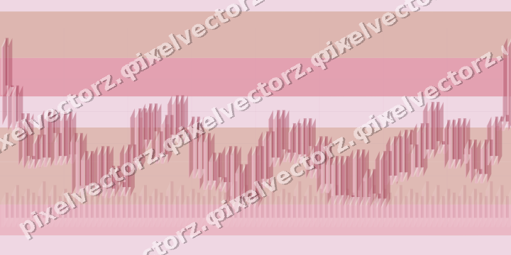 Soft pastel chart background in pale pink and pale red