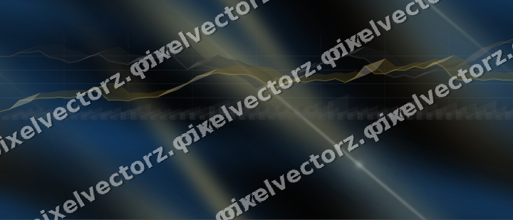 Nahtloser Neon Diagramm Hintergrund in Blau und Bernstein