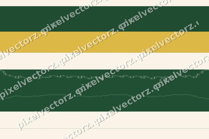 Glowing neon chart background in dark green and amber