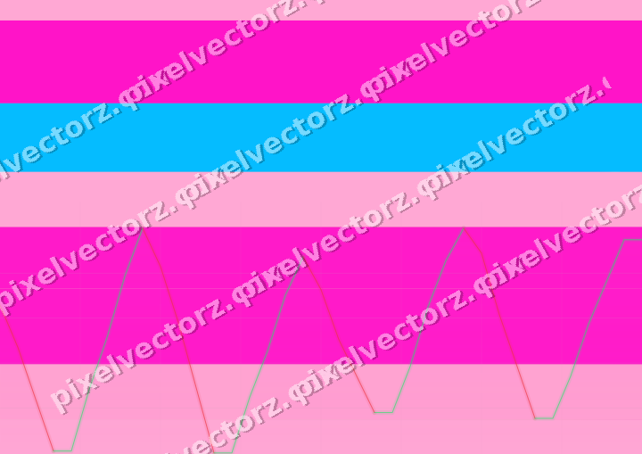Soft pastel chart background in magenta and purple