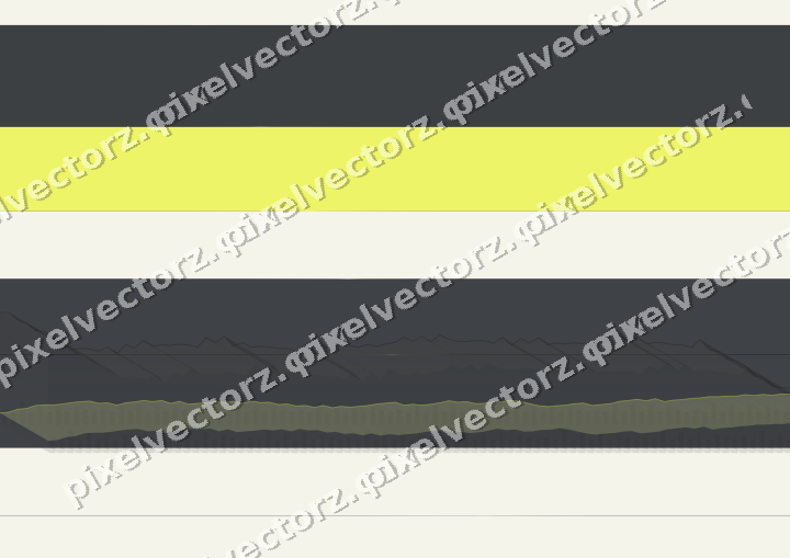 Glowing neon chart background in blue and yellow