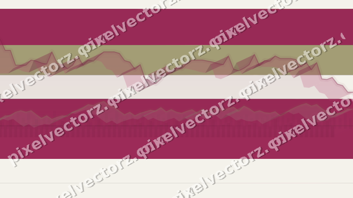 Glowing neon chart background in pink and yellow