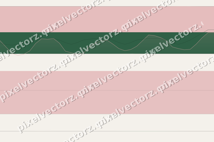 Glowing neon chart background in red and green