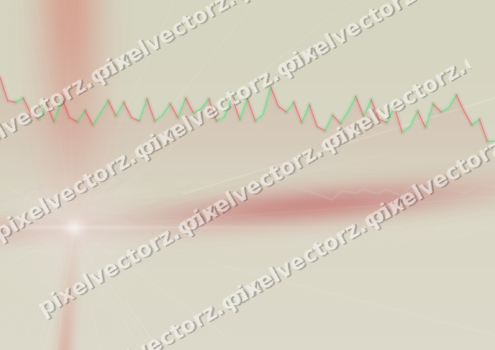 Soft pastel chart background in red and pale amber