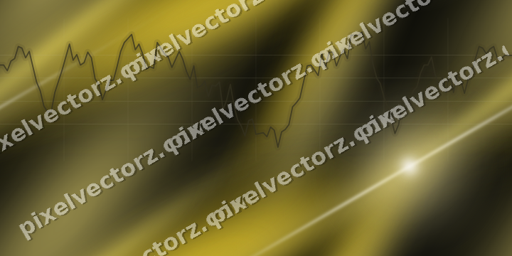 Nahtloser Neon Diagramm Hintergrund in Bernstein und Gelb