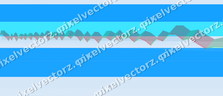 Soft pastel chart background in cyan and blue