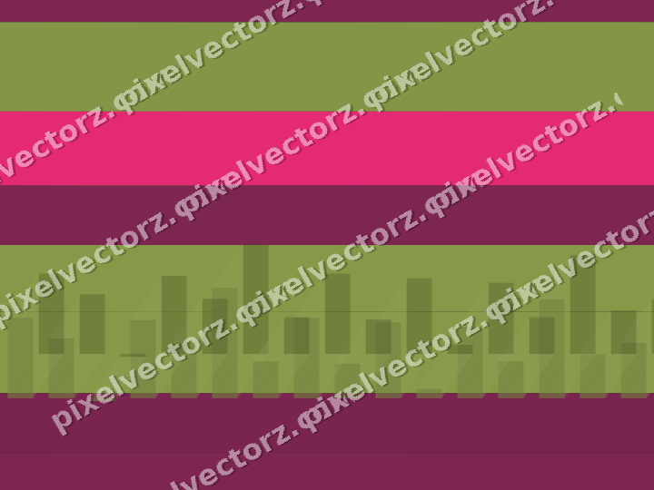 Glowing neon chart background in lime and pink