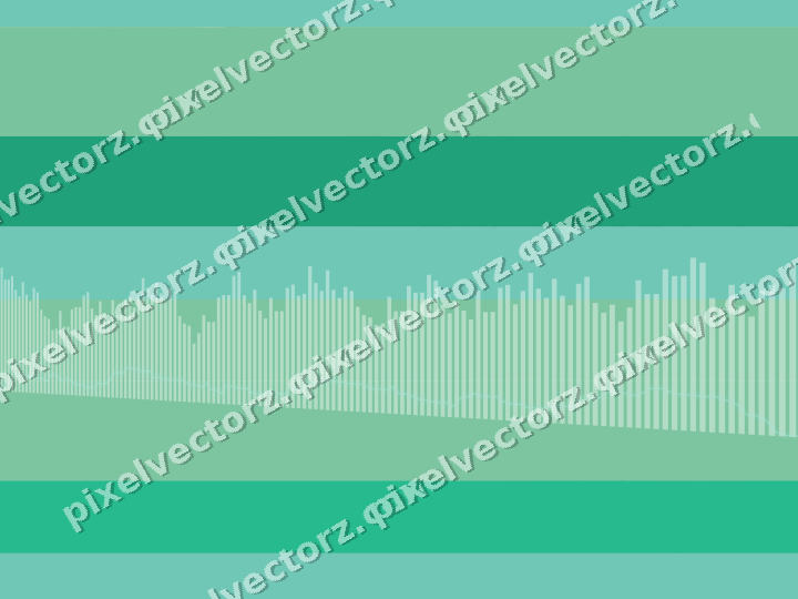 Soft pastel chart background in green and teal
