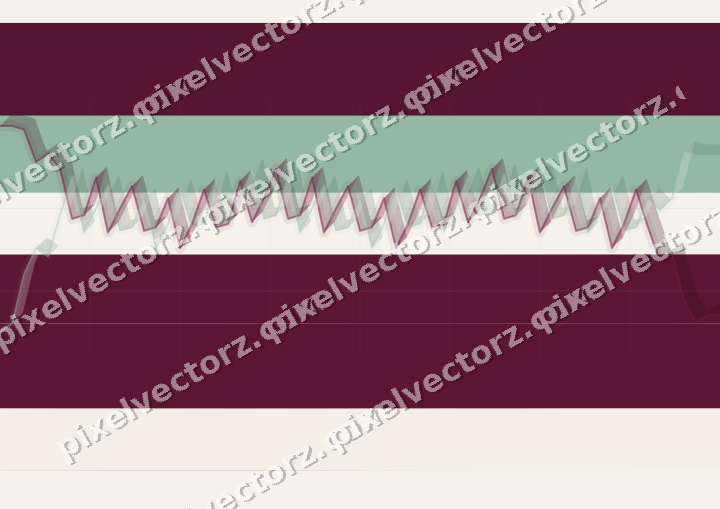 Soft pastel chart background in dark pink and green