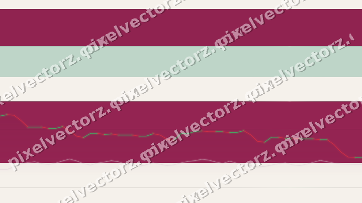 Glowing neon chart background in pink and green