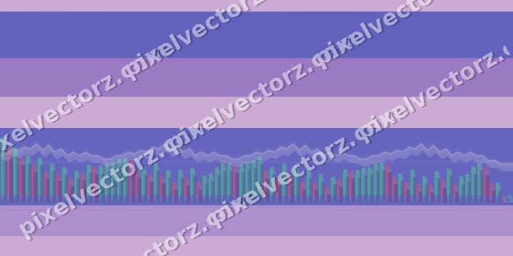 Soft pastel chart background in purple and blue