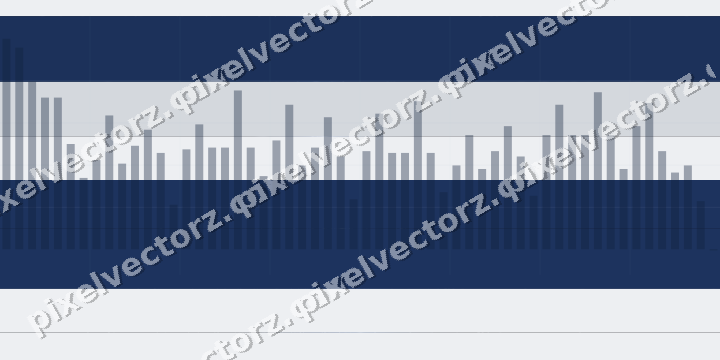 Glowing neon chart background in blue