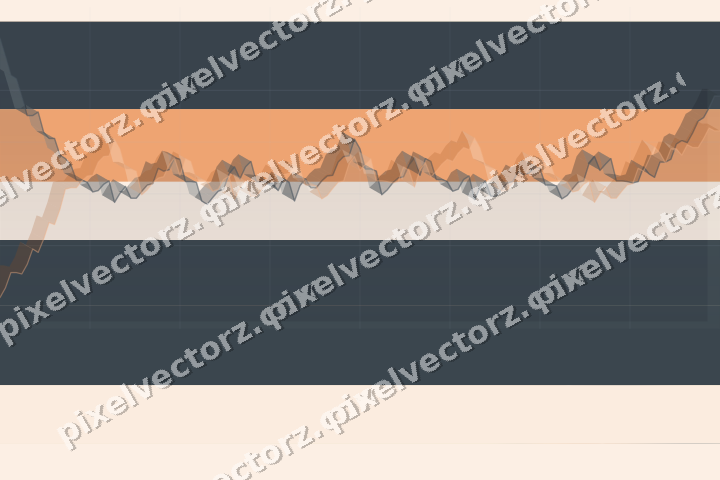 Soft pastel chart background in blue and orange