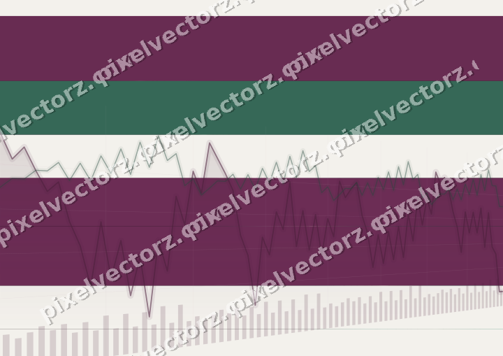 Glowing neon chart background in magenta and pink
