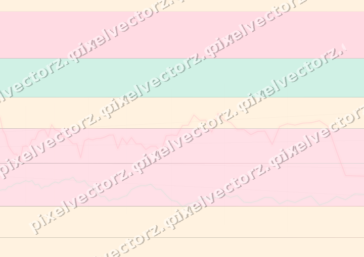 Glowing neon chart background in pink and amber