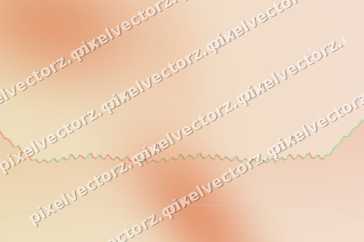 Soft pastel chart background in orange and teal