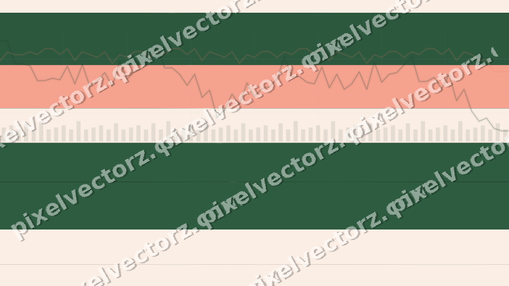 Glowing neon chart background in green and red