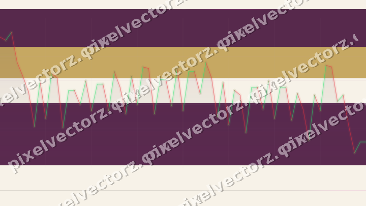 Glowing neon chart background in magenta and amber
