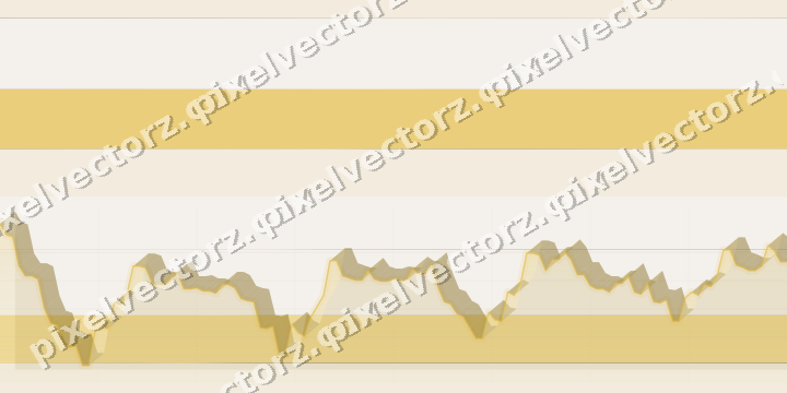 Glowing neon chart background in amber and orange