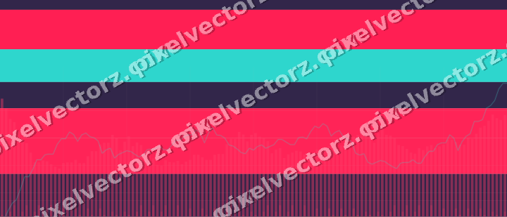 Soft pastel chart background in pink and amber