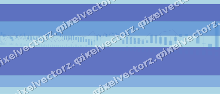 Glowing neon chart background in blue and cyan