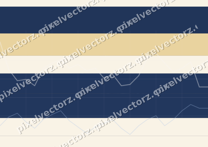 Glowing neon chart background in dark blue and amber