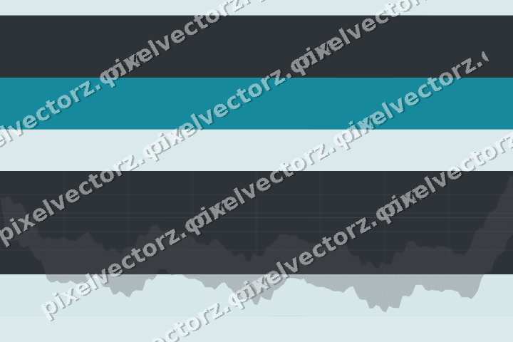 Soft pastel chart background in teal and pale cyan