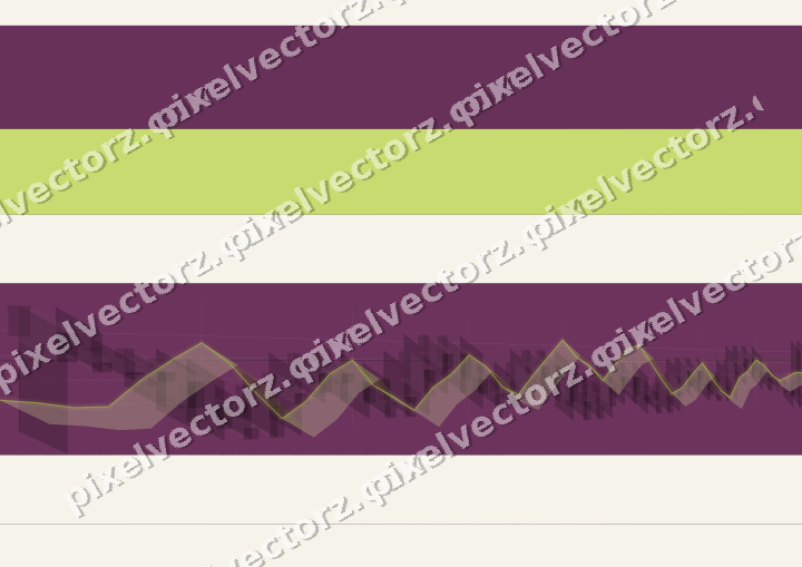 Glowing neon chart background in magenta and lime