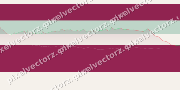 Glowing neon chart background in pink and green