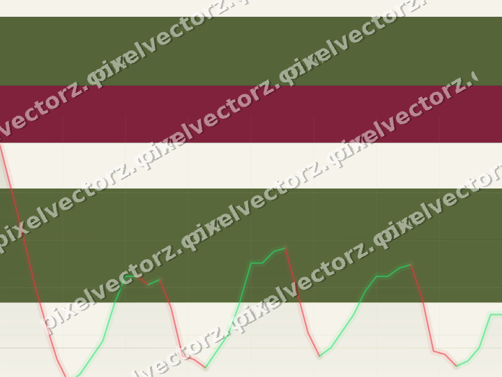 Glowing neon chart background in lime and pink