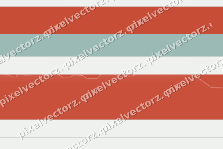 Glowing neon chart background in red and orange