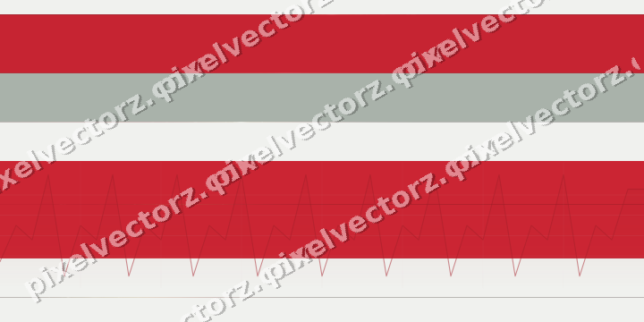 Glowing neon chart background in red and green