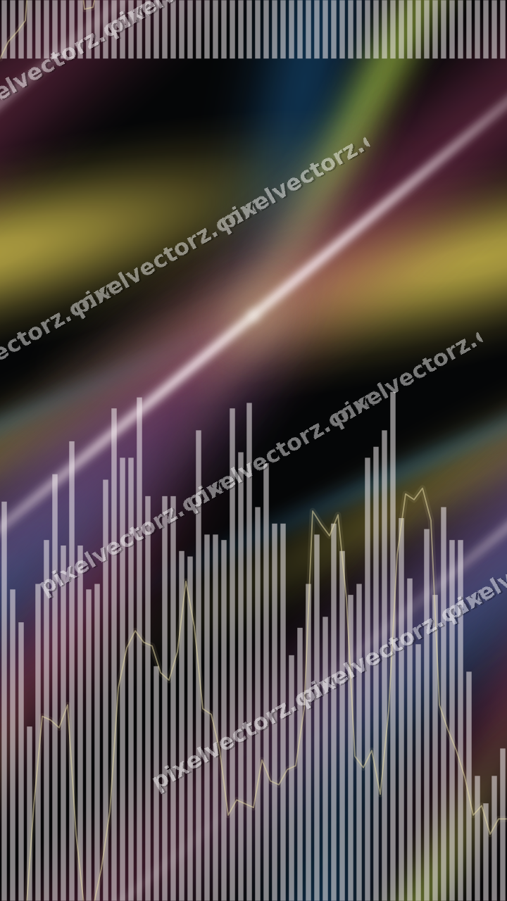 Nahtloser Neon Diagramm Hintergrund in Limette und Bernstein