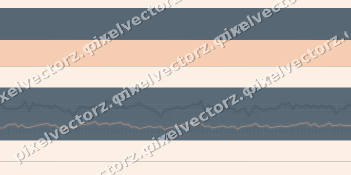 Glowing neon chart background in blue and orange
