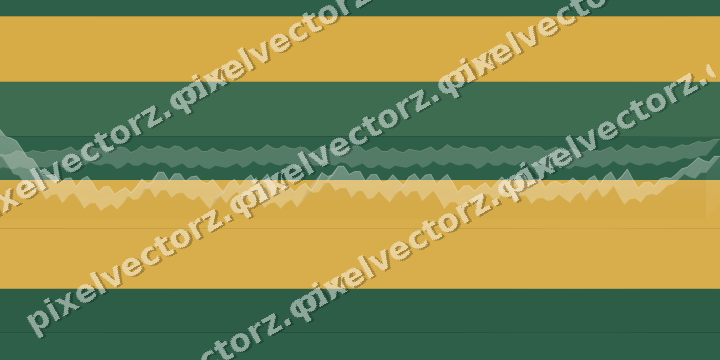 Glowing neon chart background in amber and dark green