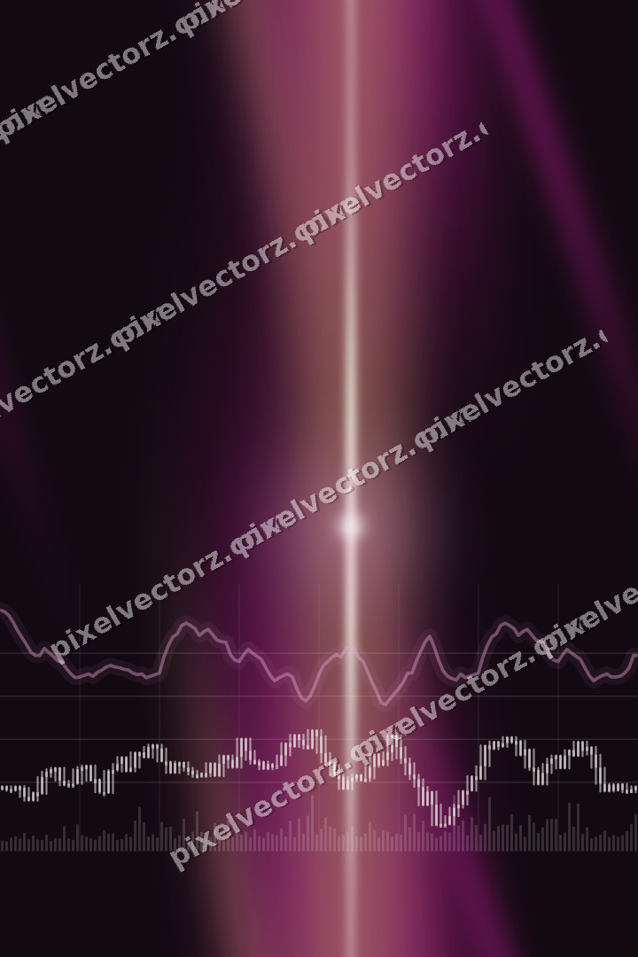 Nahtloser Neon Diagramm Hintergrund in Magenta und Bernstein