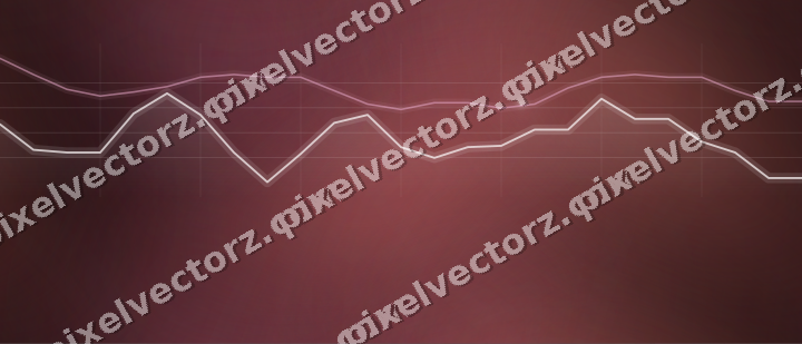 Nahtloser Neon Diagramm Hintergrund in Rosa und Rot