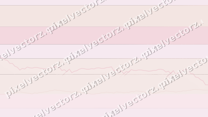Glowing neon chart background in pink and red