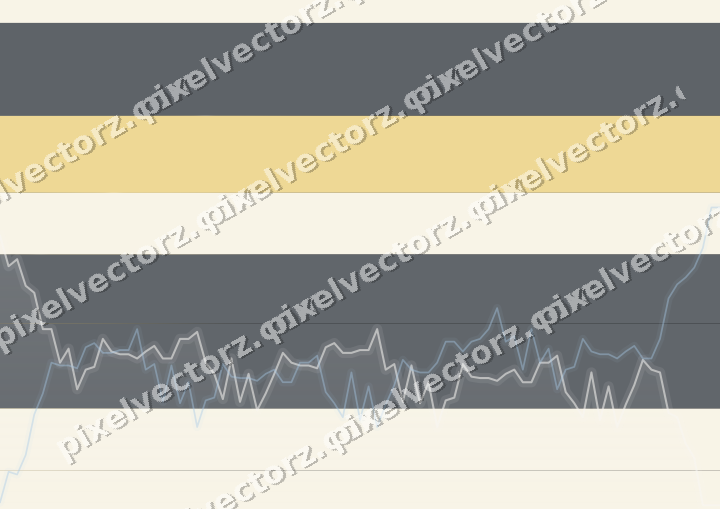 Glowing neon chart background in blue and amber