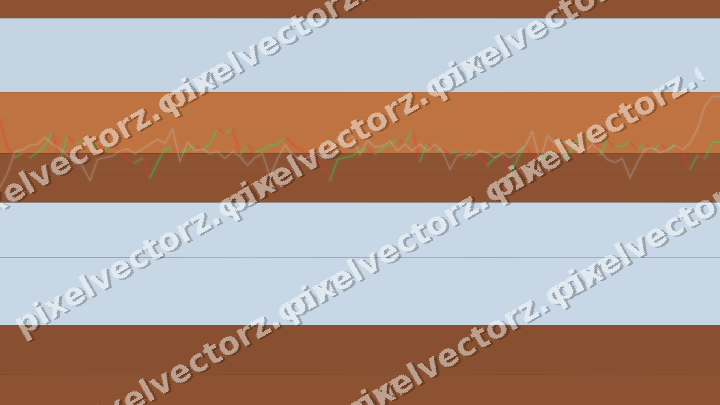 Glowing neon chart background in blue and orange