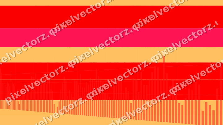Soft pastel chart background in red and orange