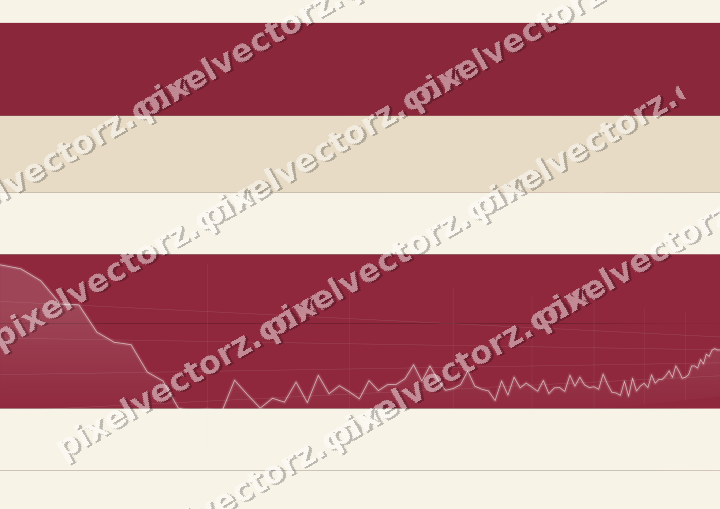 Glowing neon chart background in pink and red