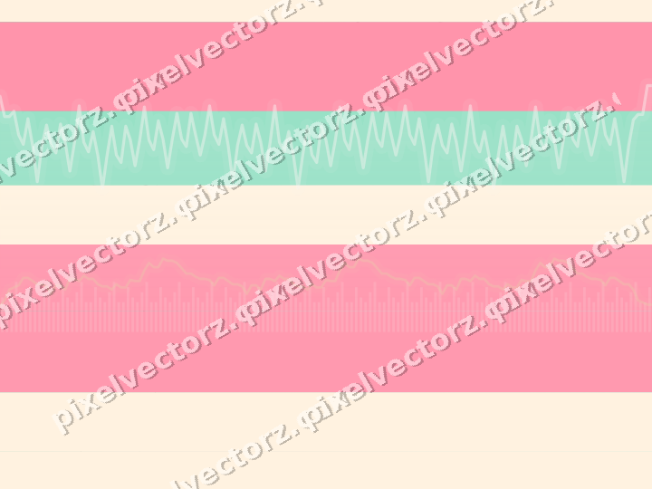 Glowing neon chart background in pale pink and pale amber
