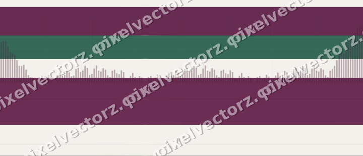 Glowing neon chart background in magenta and pink