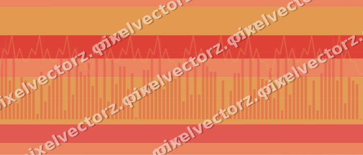 Soft pastel chart background in red and orange