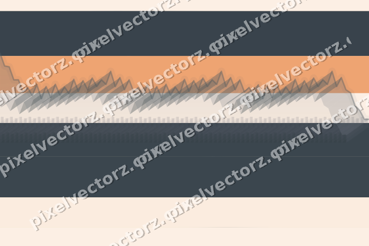 Soft pastel chart background in blue and orange