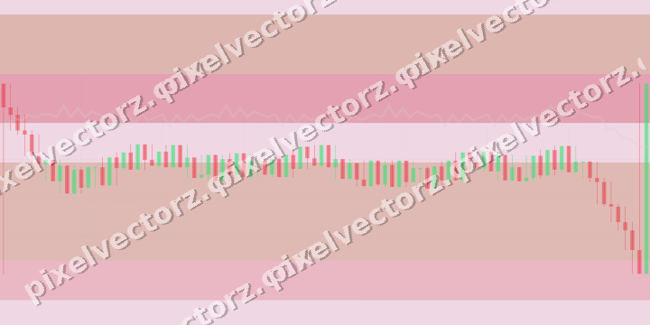 Soft pastel chart background in pale pink and pale red